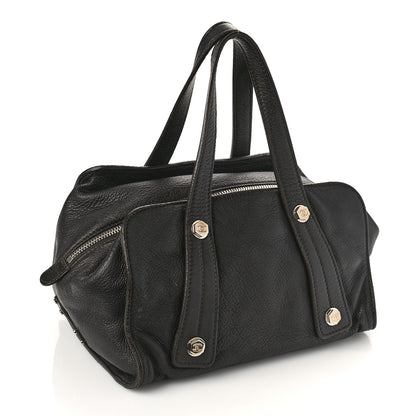 Chanel Calfskin Bolt Bowler Black 3 of 15