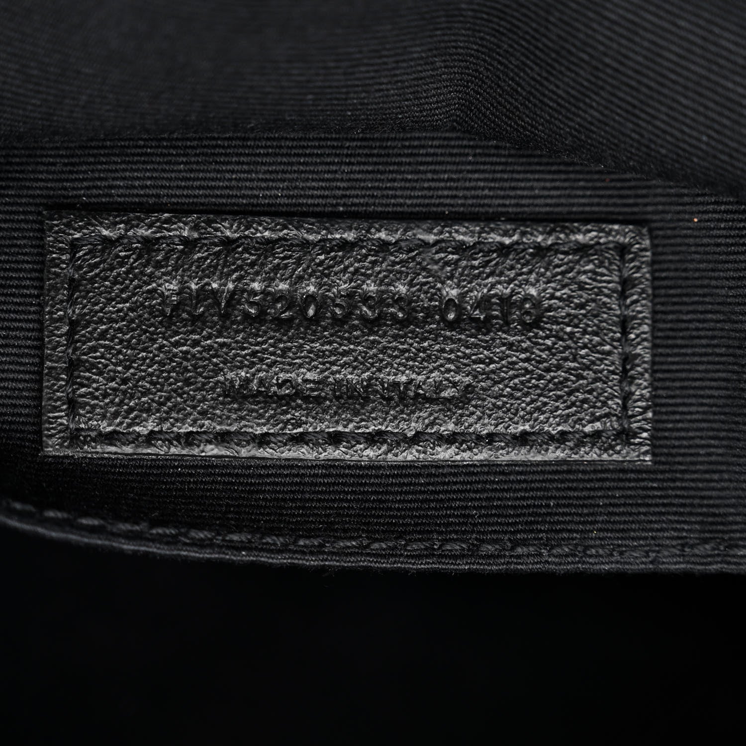 Saint Laurent Lambskin Monogram Small Lou Camera Bag Black 7 of 10