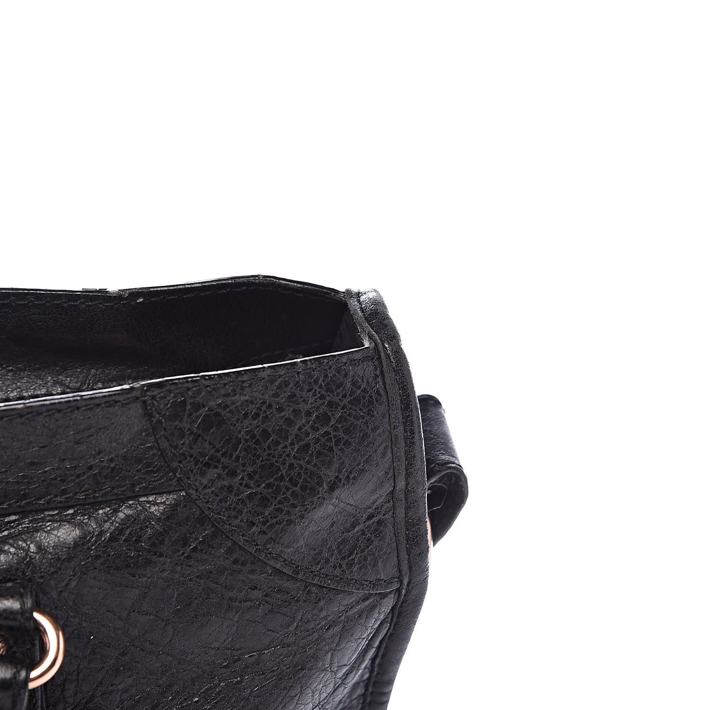 Agneau Giant 12 Rose Gold Hardware City Black