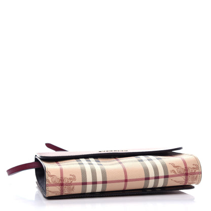 Burberry Haymarket Check Small Loxley Crossbody Bright Toffee 4 of 10