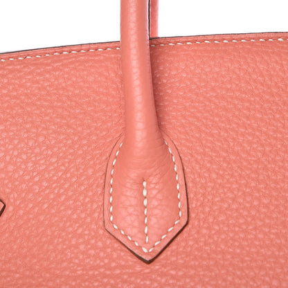 Hermes Taurillon Clemence Birkin 35 Crevette 9 of 36