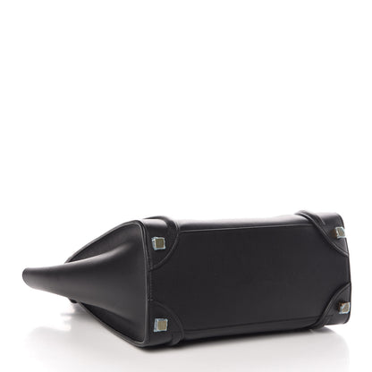 Celine Smooth Calfskin Micro Luggage Black 4 of 14