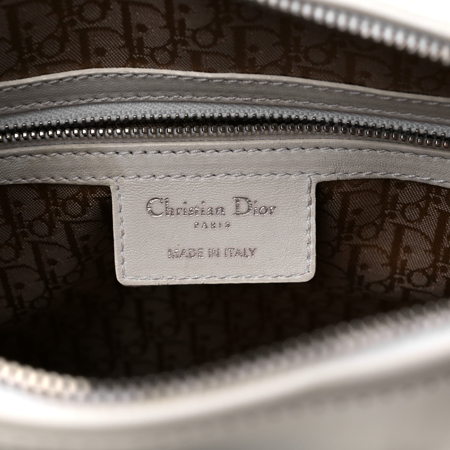 Christian Dior Lambskin Cannage Large Lady Dior White 6 of 12
