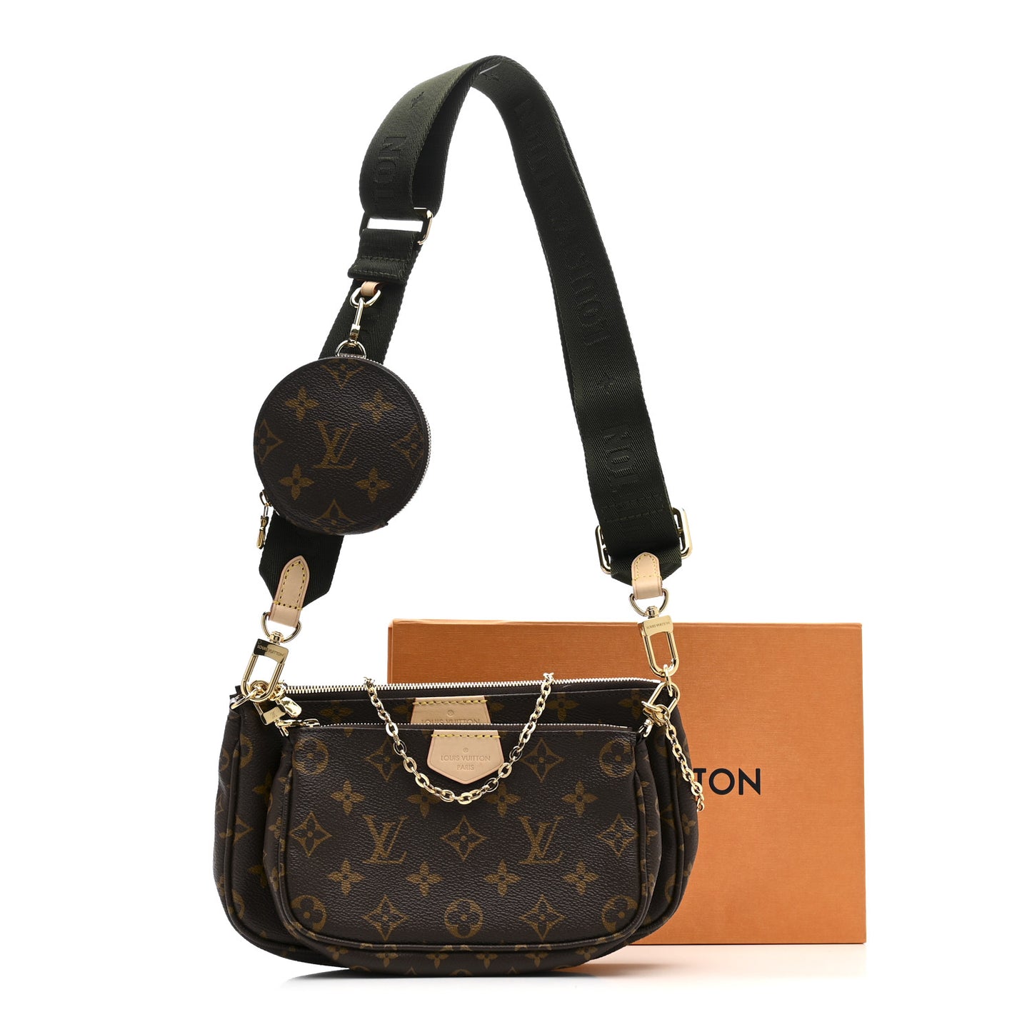 Monogram Multi Pochette Accessories Kaki