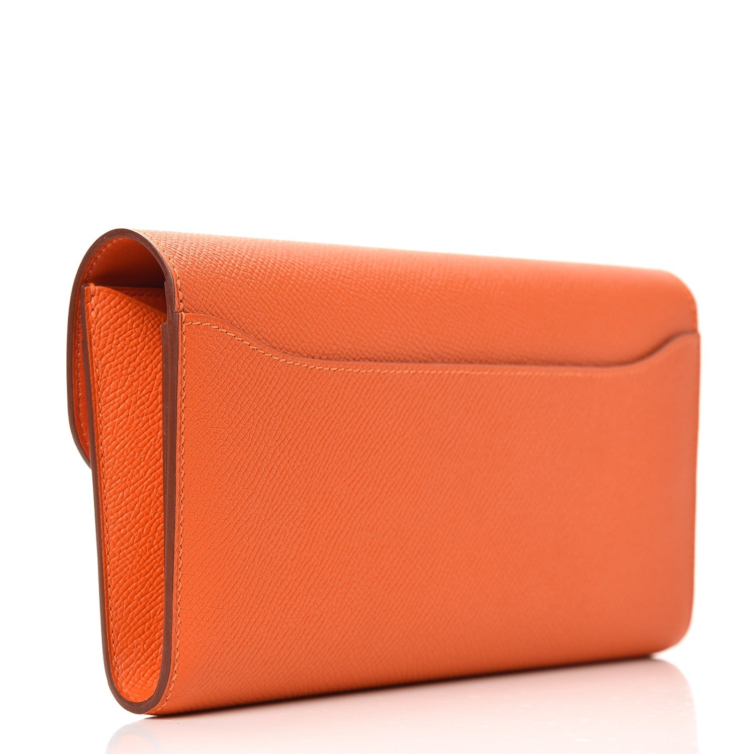 Hermes Epsom Constance Long Wallet Orange 3 of 8