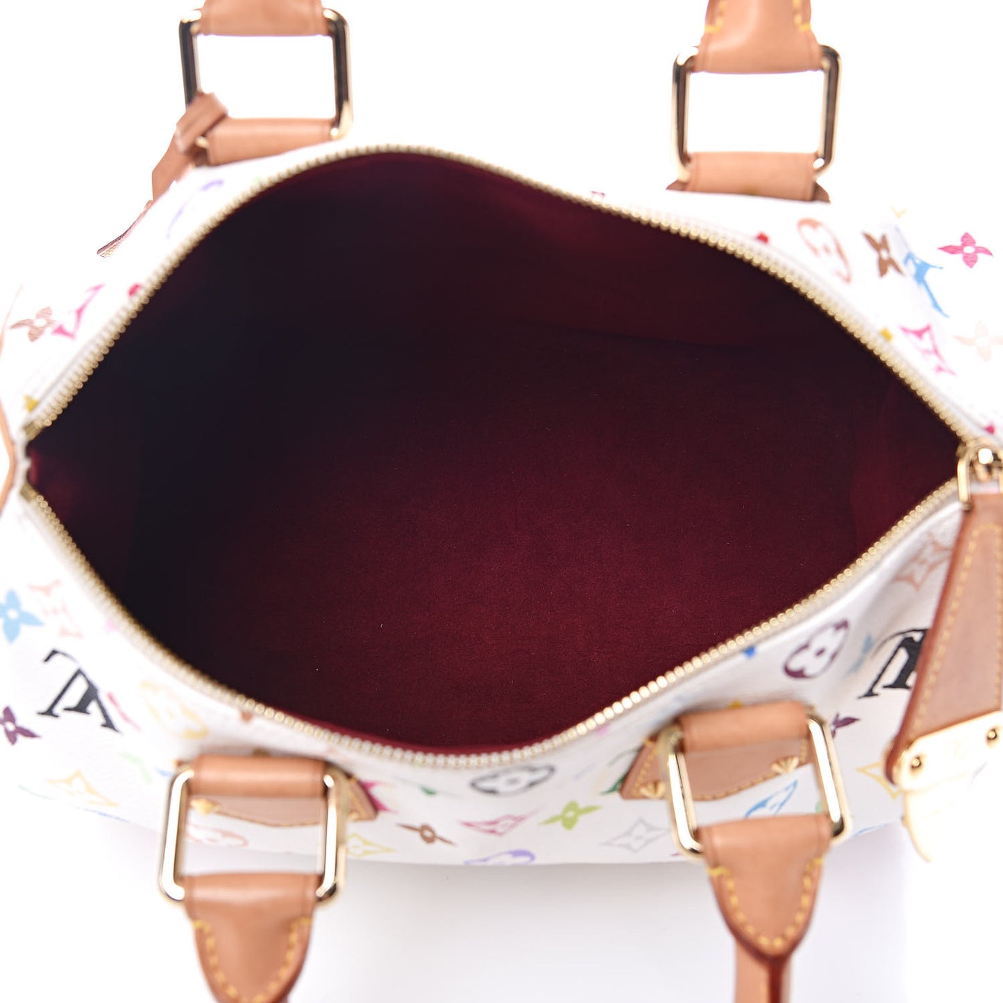 Monogram Multicolor Speedy 30 White
