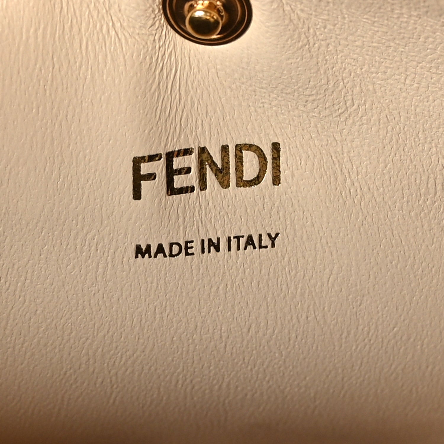Fendi Vitello Seta Century Medium Peekaboo Mandorlo 6 of 8