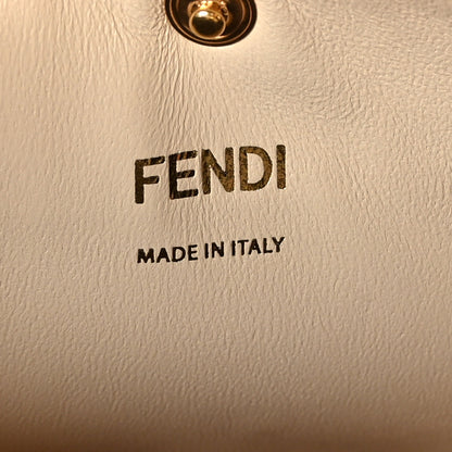 Fendi Vitello Seta Century Medium Peekaboo Mandorlo 6 of 8