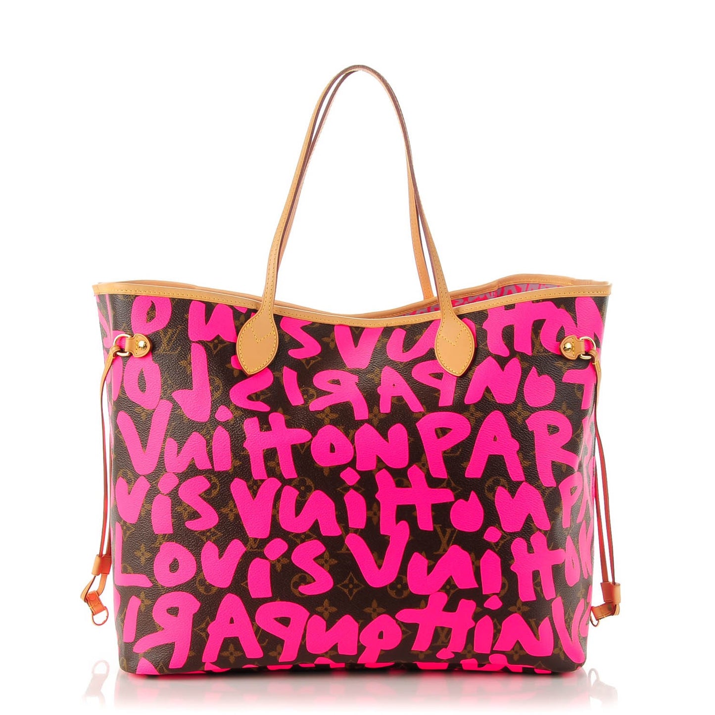 Monogram Graffiti Neverfull GM Fuchsia