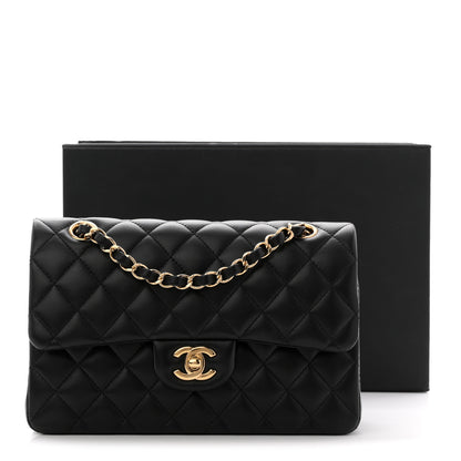 Chanel Lambskin Quilted Small Double Flap Black 13 of 13