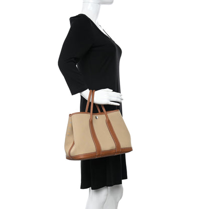 Hermes Toile Negonda Garden Party 30 TPM Trench Gold 2 of 10
