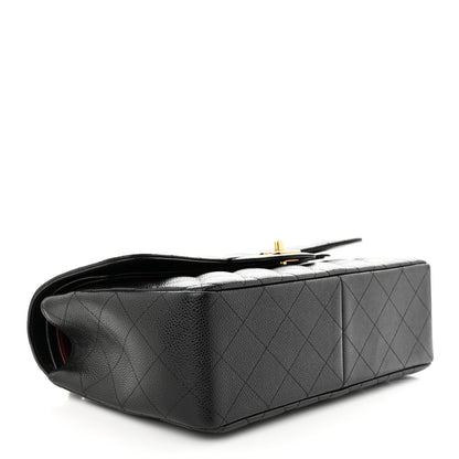 Chanel Caviar Quilted Jumbo Double Flap Black 4 of 11