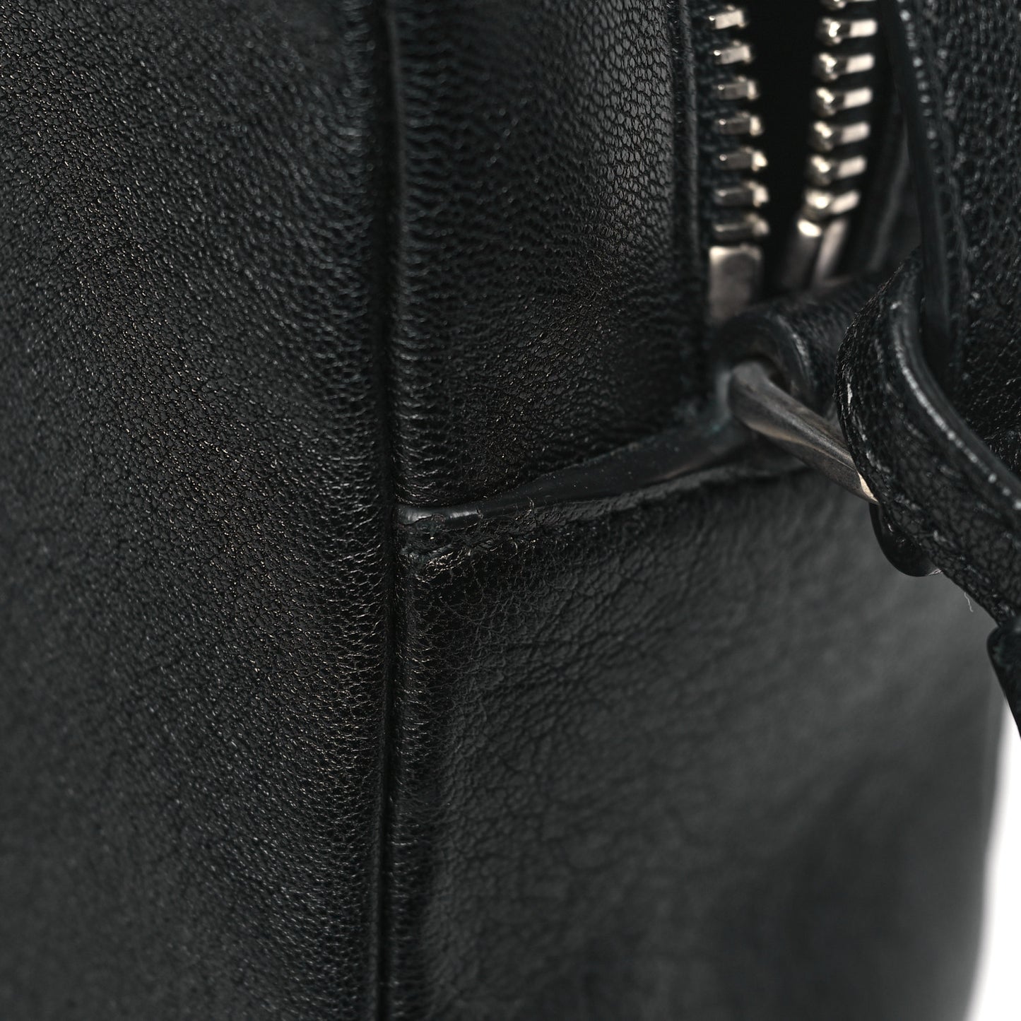 Lambskin Monogram Small Lou Camera Bag Black