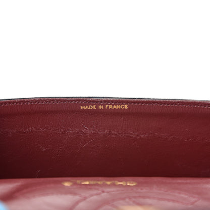 Chanel Lambskin Quilted Medium Double Flap Navy 6 of 11