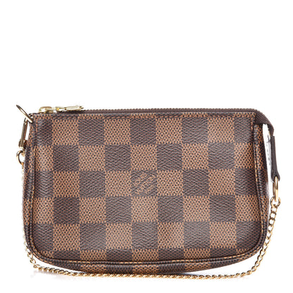 Louis Vuitton Damier Ebene Mini Pochette Accessories 1 of 9