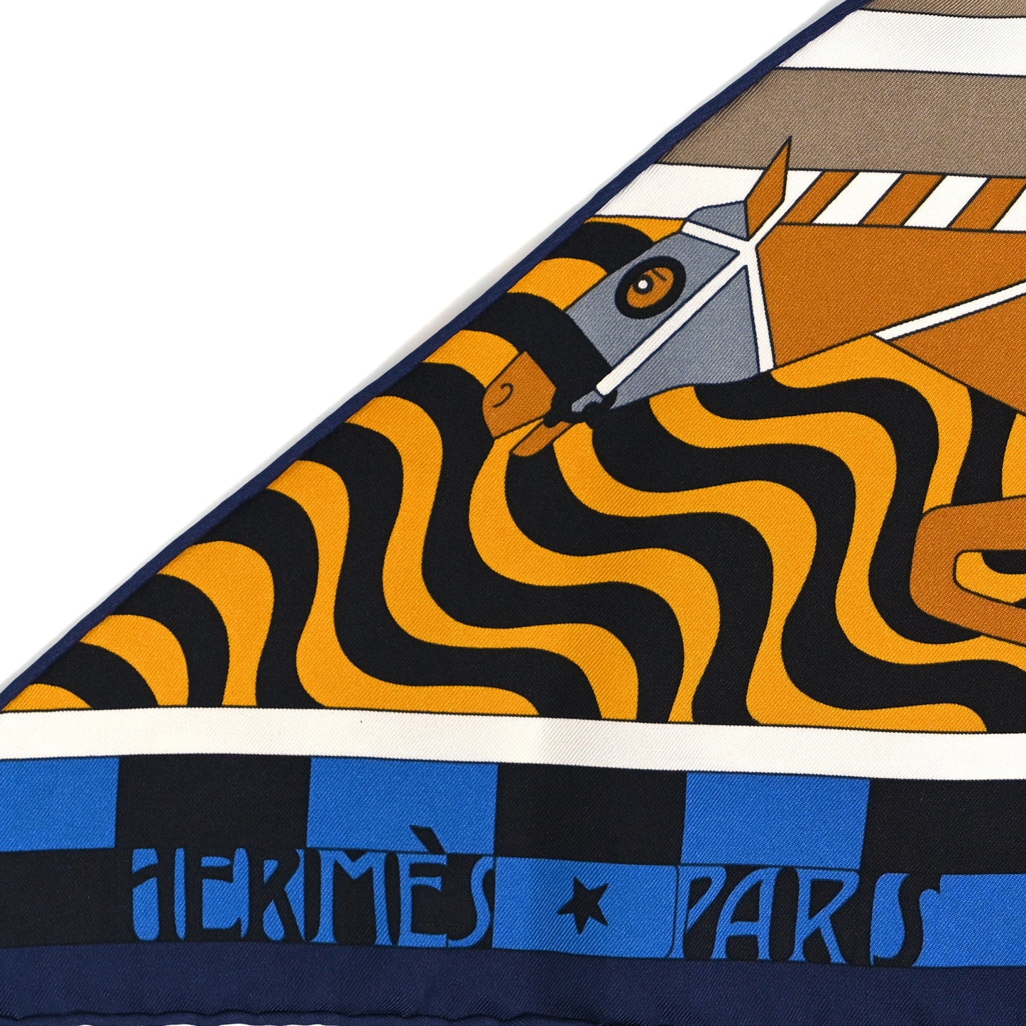 Silk Steeple Chase Giant Triangle Scarf