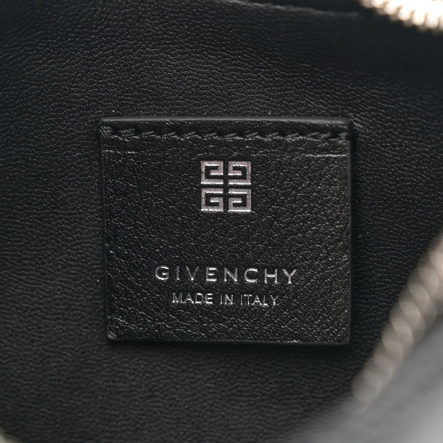 Givenchy Smooth Calfskin Mini Moon Cut Out Shoulder Bag Black 6 of 11