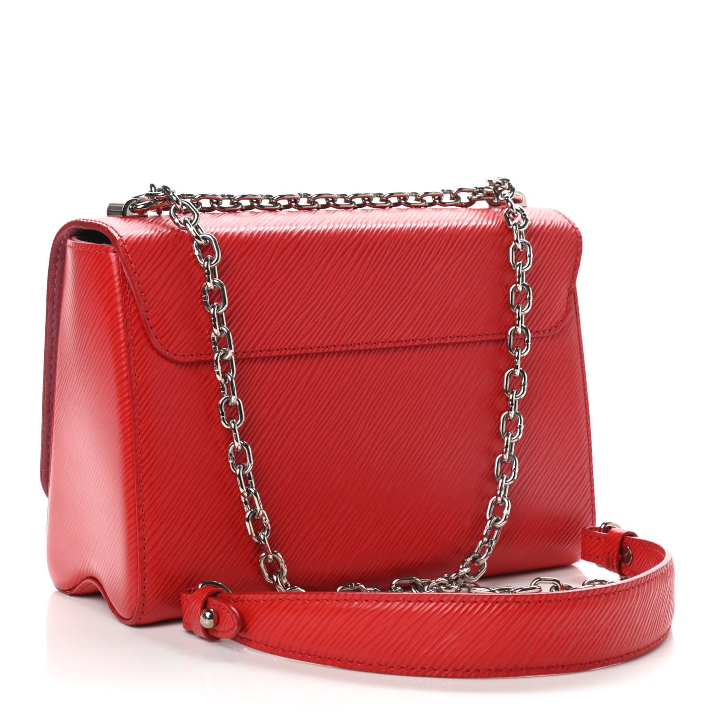 Epi Twist Shoulder Bag MM Coquelicot
