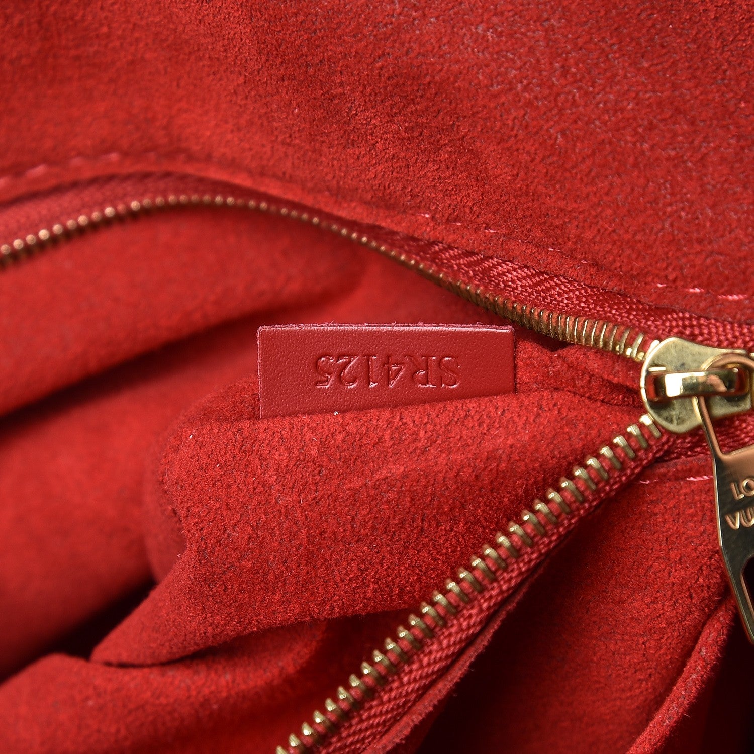 Louis Vuitton Damier Ebene Caissa Hobo Cherry 7 of 10