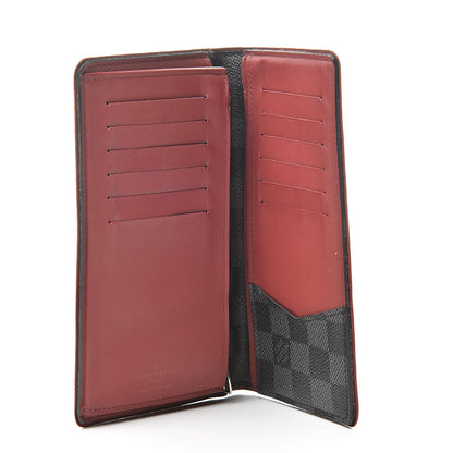Louis Vuitton Damier Graphite Brazza Wallet Bordeaux 5 of 17