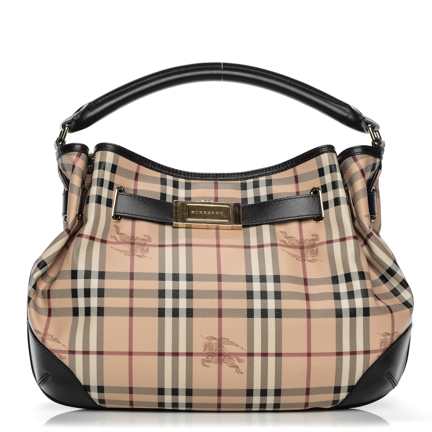 Haymarket Check Medium Willenmore Hobo Chocolate