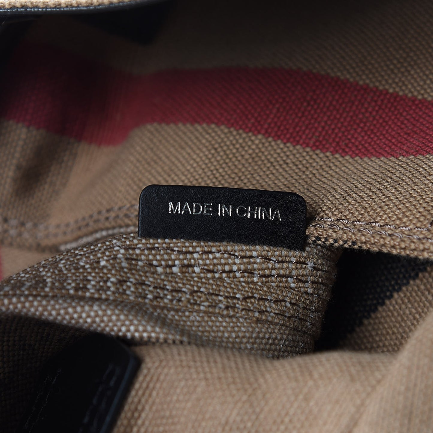 Canvas Mega Check Medium Maidstone Black