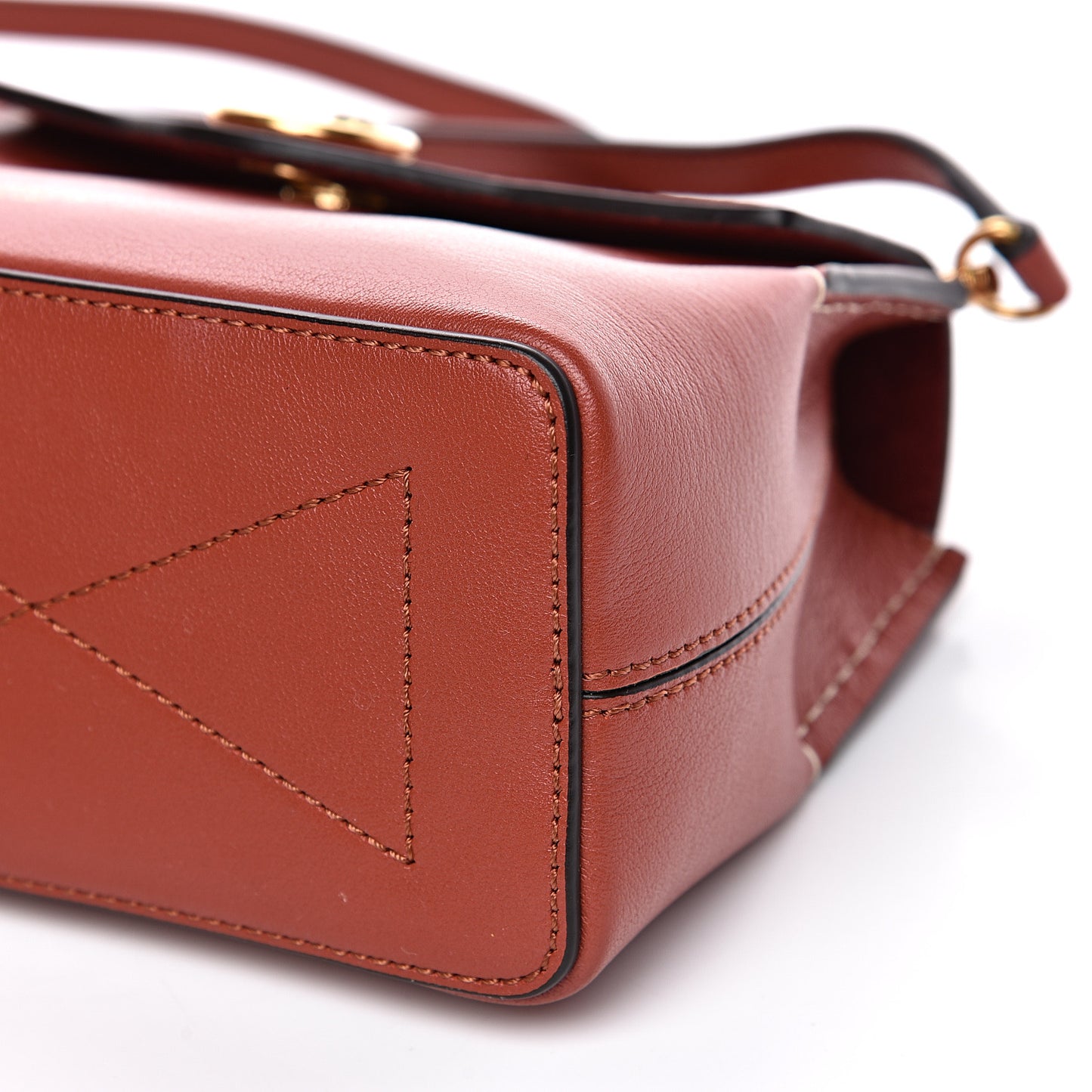 Silky Calfskin Micro Seaton Rust