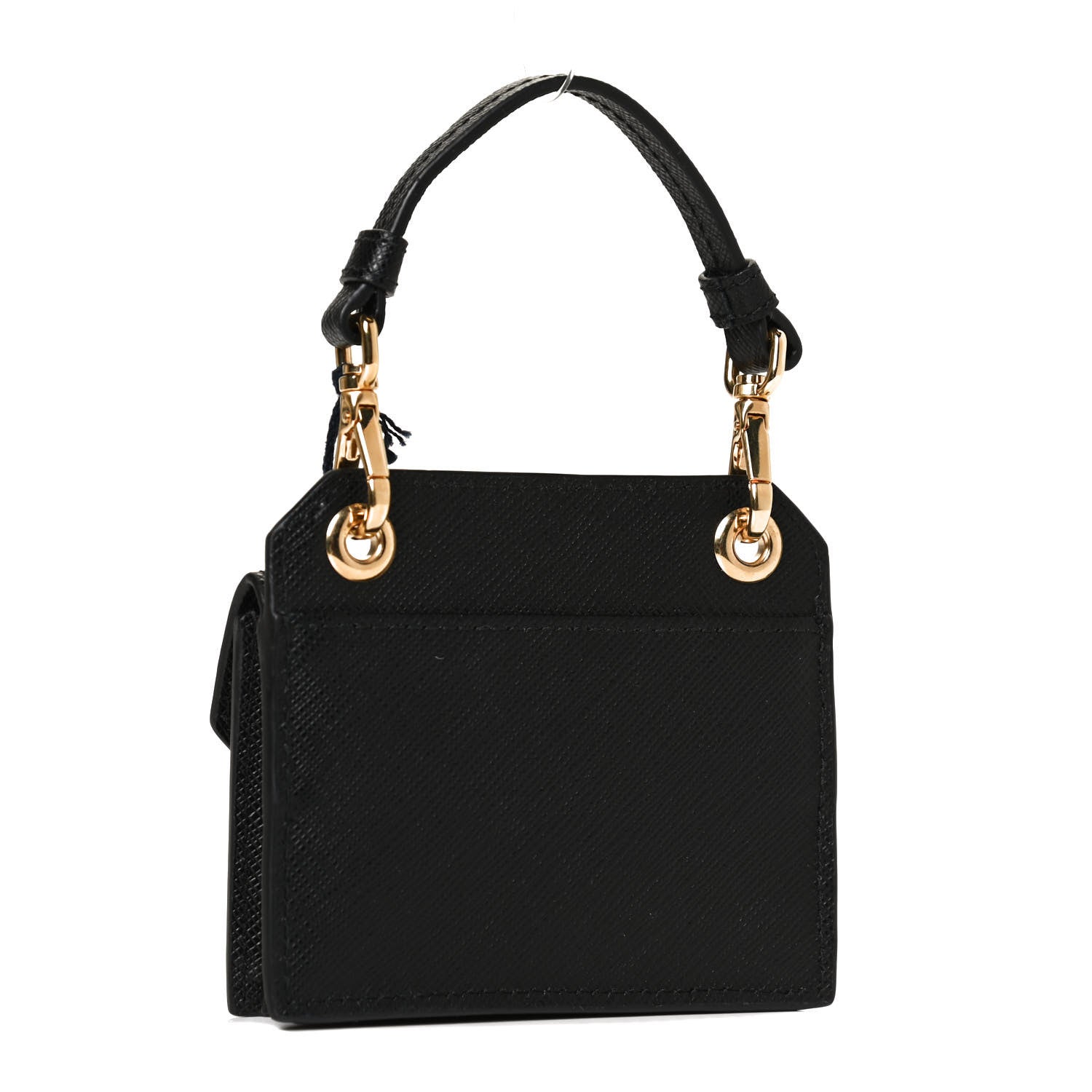 Prada Saffiano Card Holder Black 3 of 10