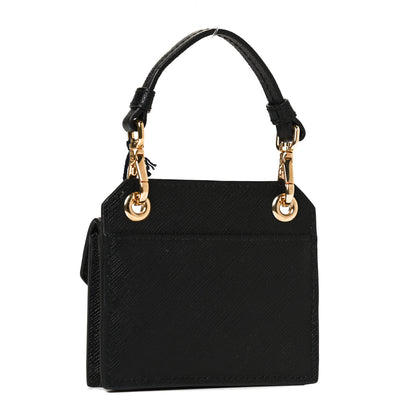 Prada Saffiano Card Holder Black 3 of 10