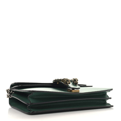 Gucci Pebbled Calfskin Small Dionysus Shoulder Bag Emerald 4 of 11