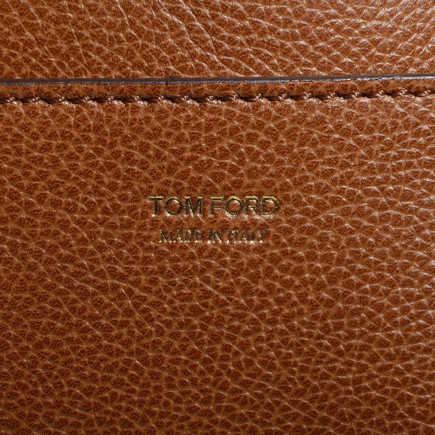 Tom Ford Pebbled Calfskin Large Jennifer Caramel 7 of 8