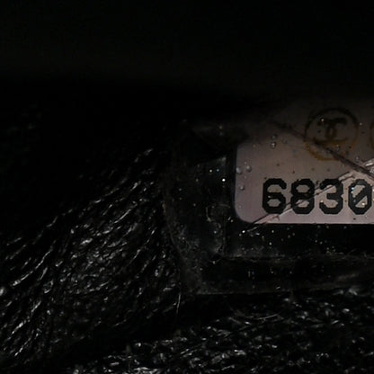 Chanel Jersey Chocolate Bar Quilted CC Shoulder Bag Black 8 of 11