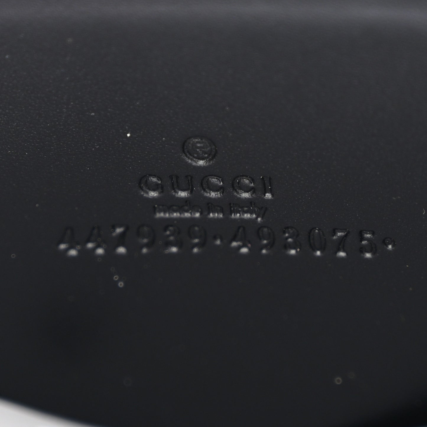 Guccissima Zip Around Card Case Black
