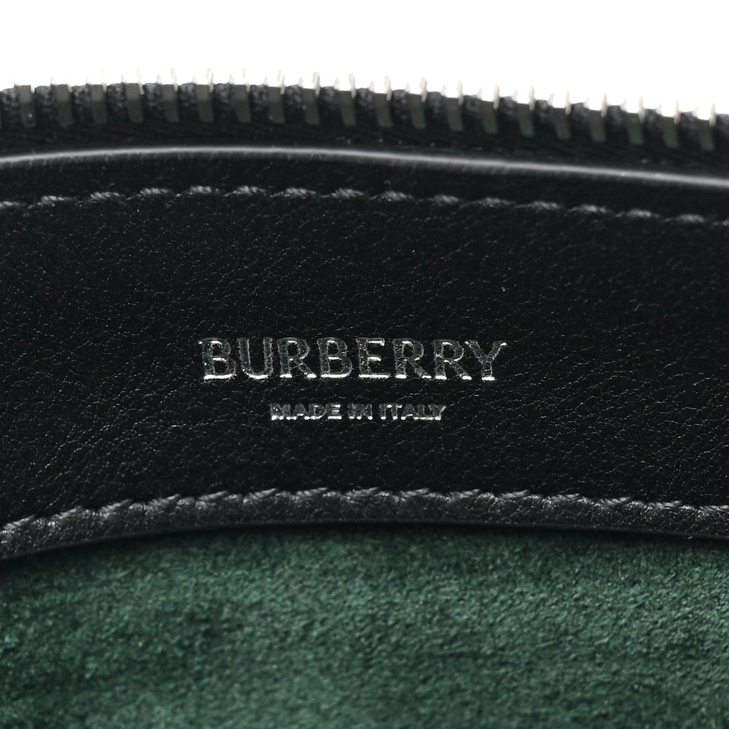 Burberry Calfskin Small Knight Bag Black 6 of 11