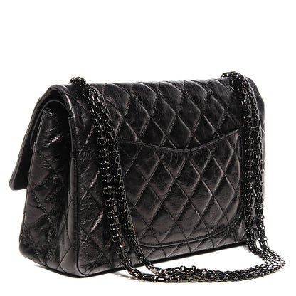 Chanel Metallic Calfskin 2.55 Reissue 226 Flap Black 3 of 10