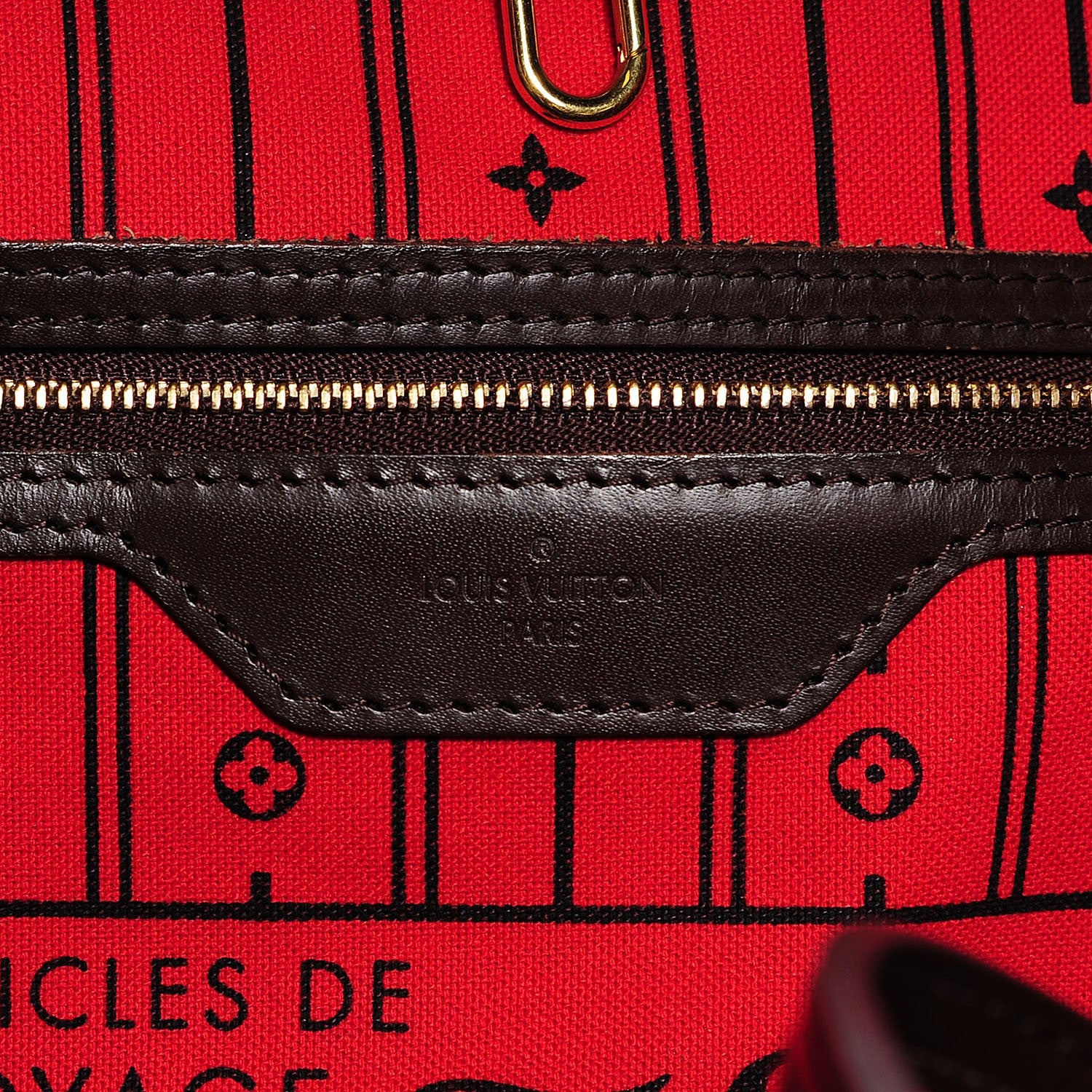 Louis Vuitton Damier Ebene Neverfull GM 7 of 8