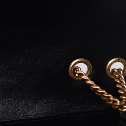 Saint Laurent Calfskin Y Quilted Monogram Medium Loulou Chain Satchel Black 8 of 11