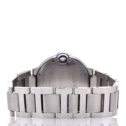 Cartier Stainless Steel 36mm Ballon Bleu De Quartz Watch 4 of 9