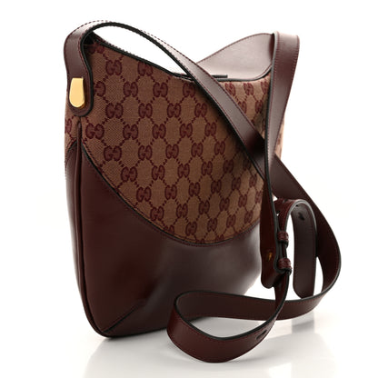 Gucci GG Monogram Calfskin Medium Arli Shoulder Bag Sahara Rubino Chardonnay 3 of 11