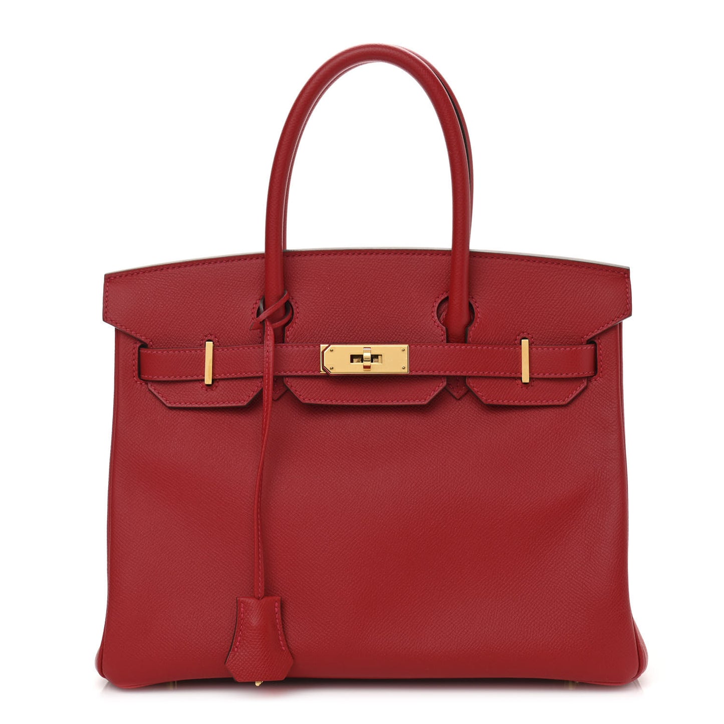 Epsom Birkin 30 Rouge Casaque