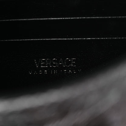 Versace Metallic Crackled Lambskin Mini La Medusa Silver 6 of 10