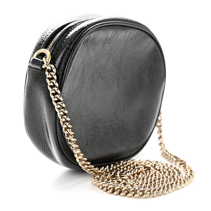 Gucci Patent Mini Soho Chain Bag Black 3 of 12