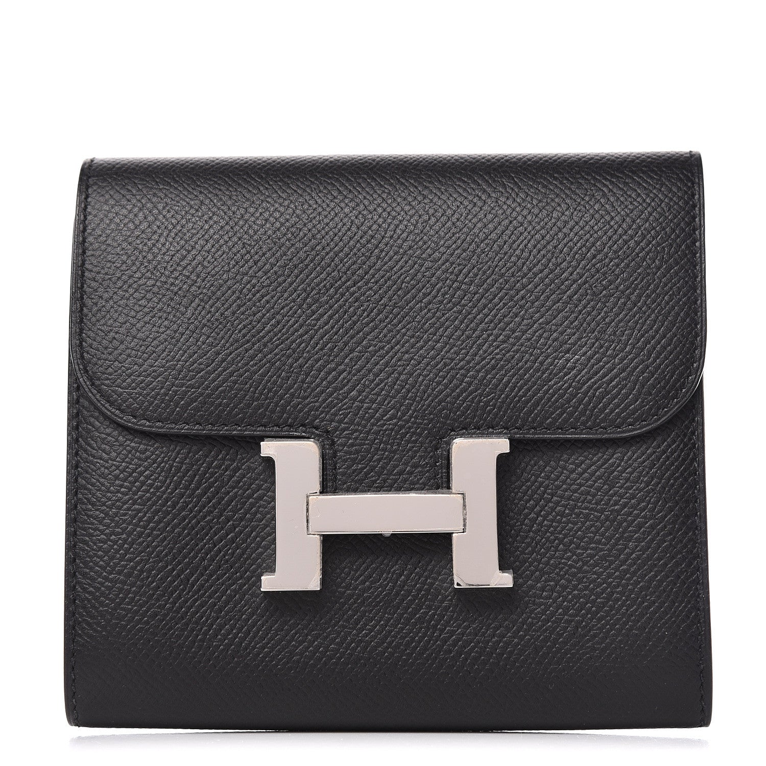 Hermes Epsom Constance Short Wallet Black 1 of 9