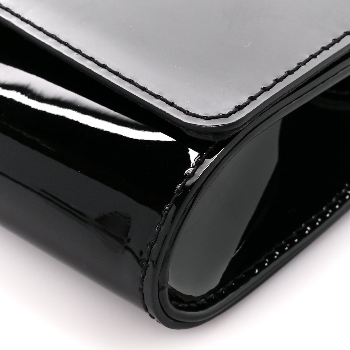 Patent Louise PM Chain Clutch Black