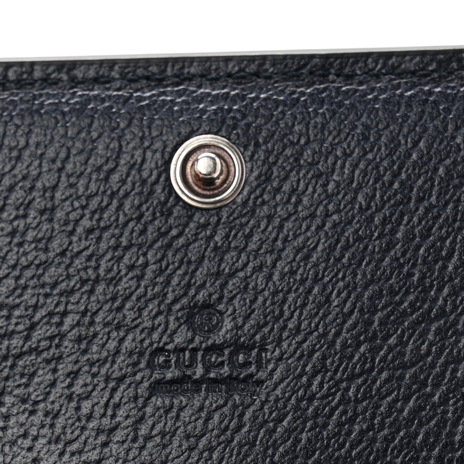 Gucci GG Supreme Monogram Textured Dollar Calfskin Web Ophidia Card Case Beige Blue 6 of 9