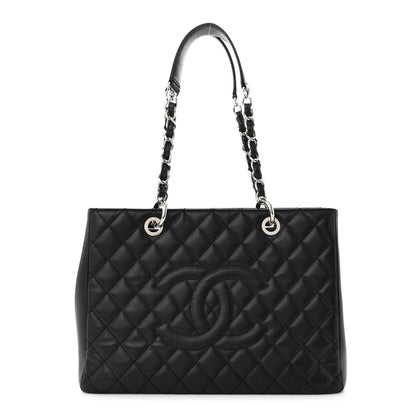 Chanel Caviar Quilted Grand Shopping Tote GST Black 1 of 10