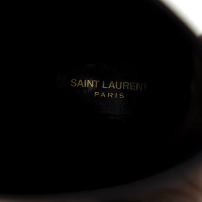 Saint Laurent Calfskin Rock Long Boots 35.5 Black 7 of 16