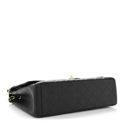 Chanel Caviar Quilted Maxi Double Flap Black 4 of 12