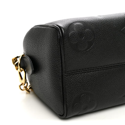 Louis Vuitton Empreinte Monogram Giant Speedy Bandouliere 20 Black 8 of 9