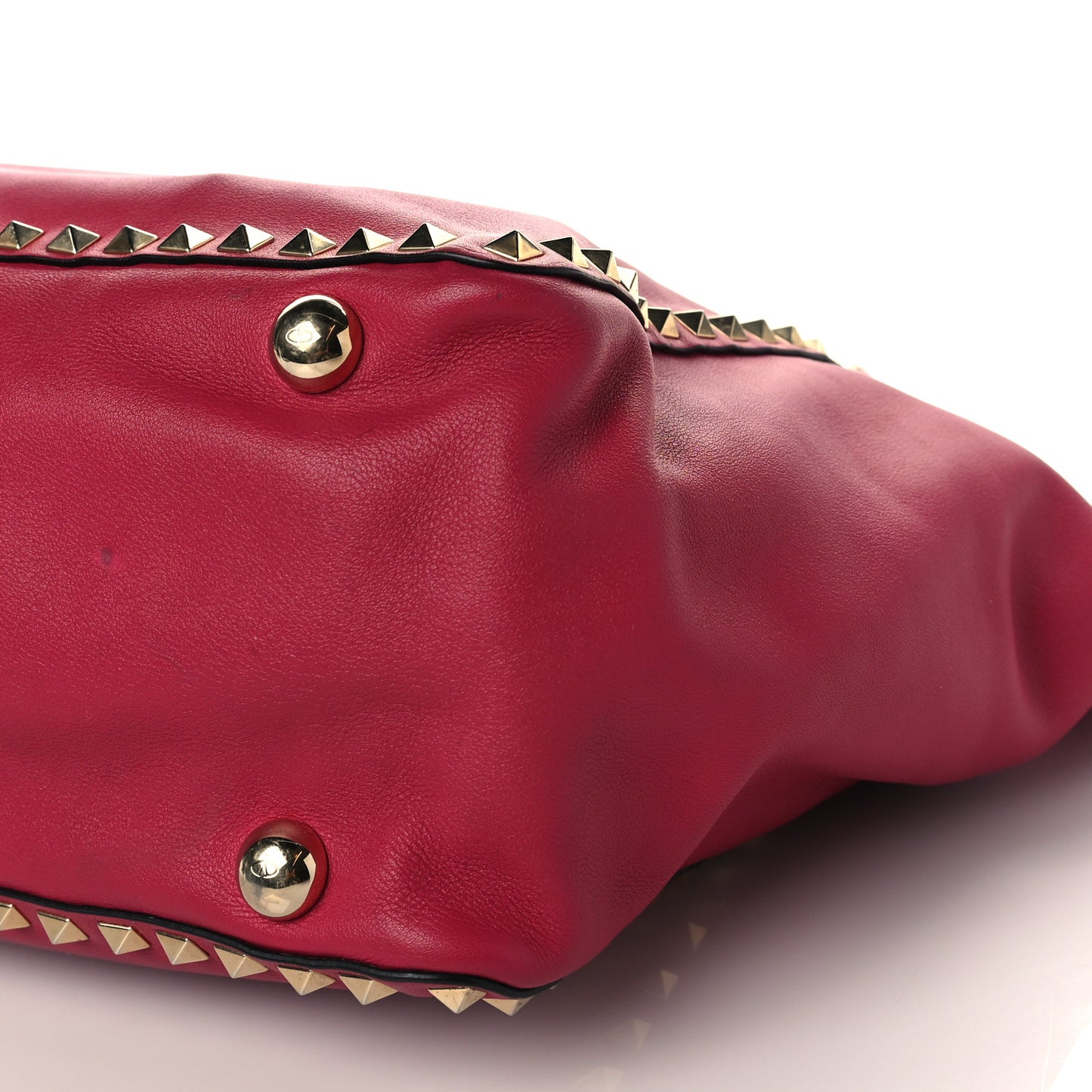 Vitello Medium Rockstud Tote Cyclamin